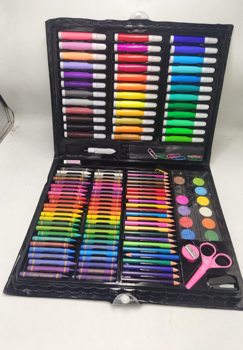 150-Piece Complete Art Set for Kids | Markers, Crayons, Pastels & More