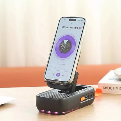 2-in-1 Mobile Phone Holder with Wireless Speaker – Model F15