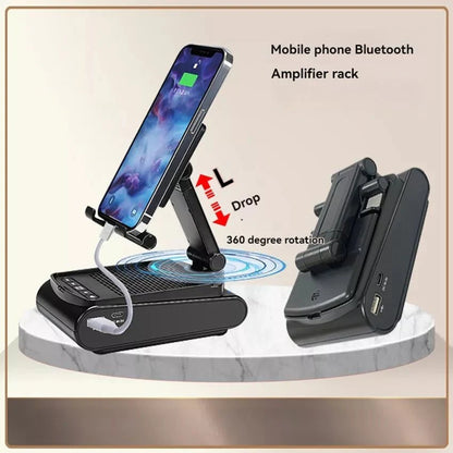2-in-1 Mobile Phone Holder with Wireless Speaker – Model F15