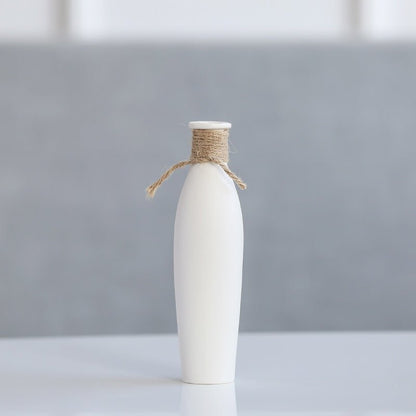 Modern Ceramic Vase with Artificial Flowers – Elegant Home Décor Arrangement