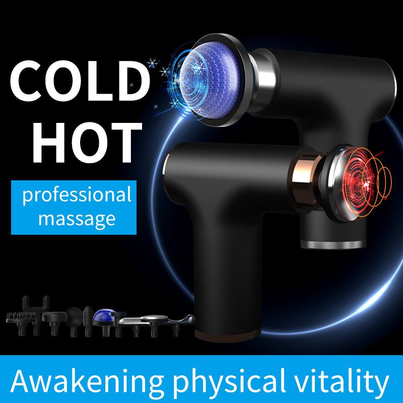 Heat & Freeze Massage Gun with 4 Heads – FH-820