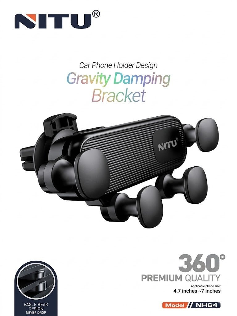 Nitu Gravity Damping Bracket Car Phone Holder