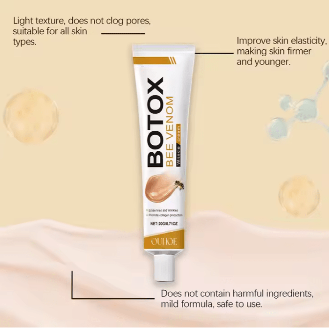 OUHOE Bee Venom Botox Wrinkle Cream – Anti-Aging & Firming Treatment