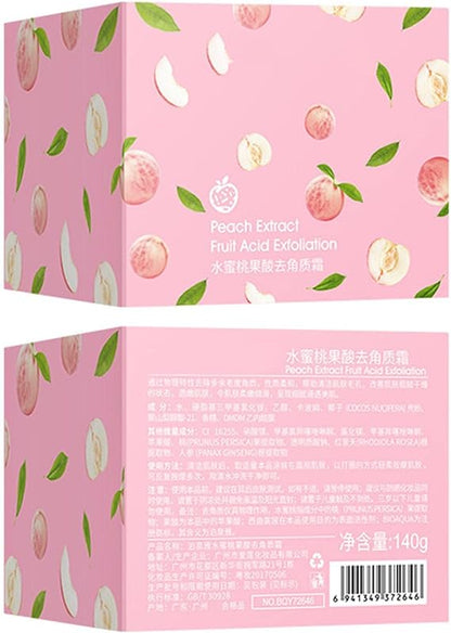 Peach Firming Body Scrub – Natural Exfoliating & Brightening Sugar Scrub