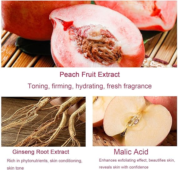 Peach Firming Body Scrub – Natural Exfoliating & Brightening Sugar Scrub