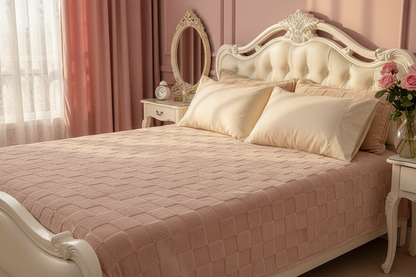 Pink Bedspread - Parisian Room
