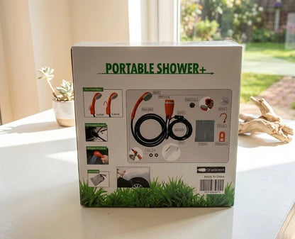 Portable 12V Car Camping Shower Kit – Handheld Outdoor Shower Pump