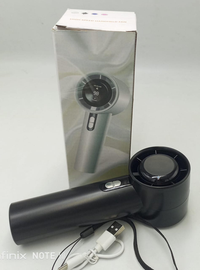Ice Wind FS-20 — Portable Hurricane Handheld Fan | Cool Air Wherever You Go
