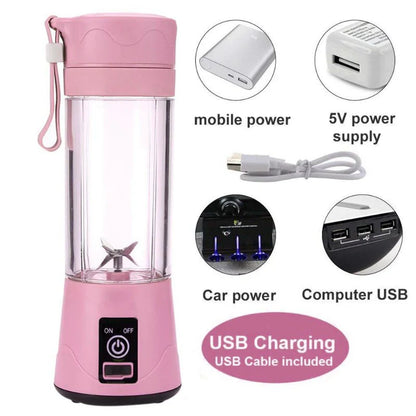 Portable USB Rechargeable Juicer Blender for Smoothies & Shakes
