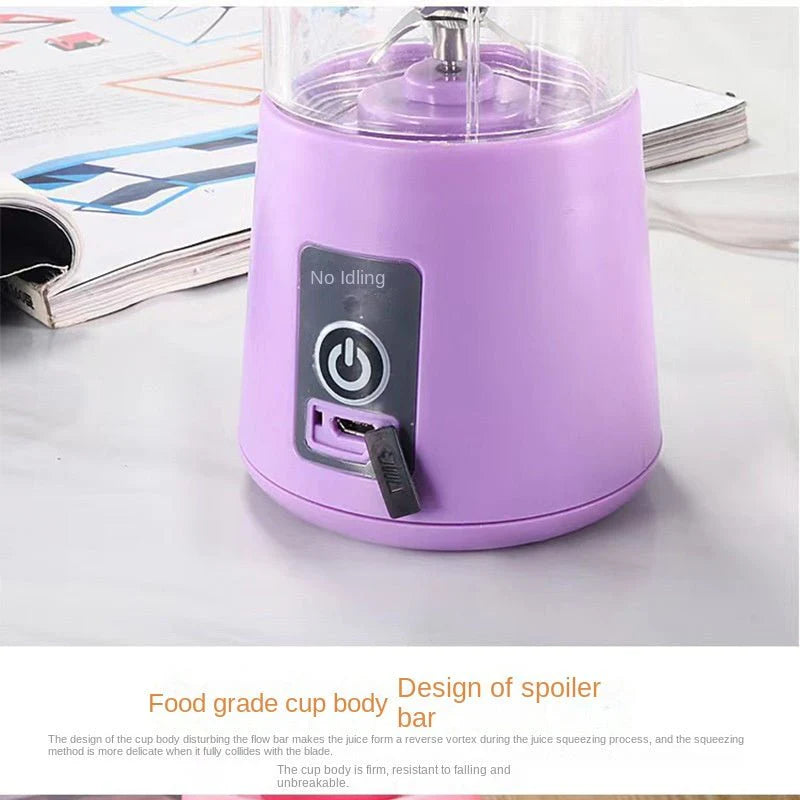 Portable USB Rechargeable Juicer Blender for Smoothies & Shakes