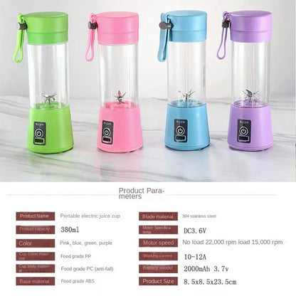 Portable USB Rechargeable Juicer Blender for Smoothies & Shakes
