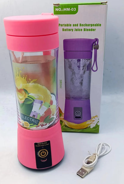 Portable USB Rechargeable Juicer Blender for Smoothies & Shakes