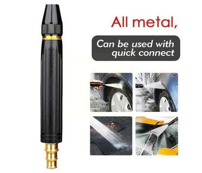 Heavy Duty Brass Garden Hose Nozzle – Multi-Pattern Sprayer