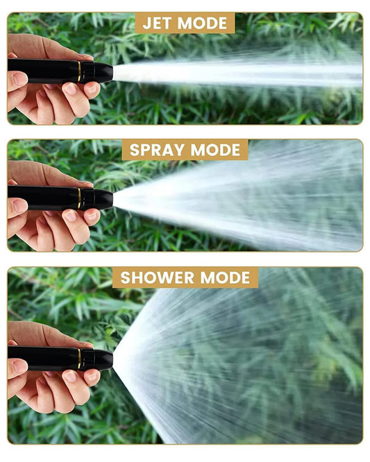 Heavy Duty Brass Garden Hose Nozzle – Multi-Pattern Sprayer