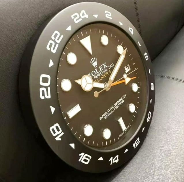 Explorer II–Inspired Luxury Wall Clock