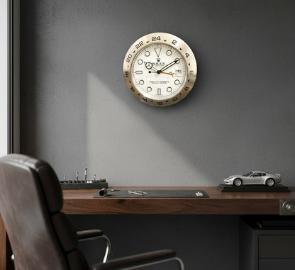 Explorer II–Inspired Luxury Wall Clock