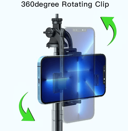 SF13 Selfie Stick Tripod – Extendable to 158cm with LED Light Support
