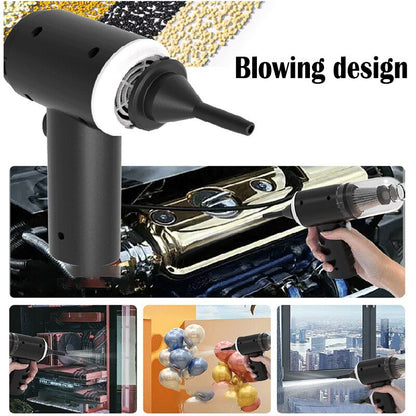 Portable Handheld Vacuum & Blower – Car & Home Multi-Surface Cleaner