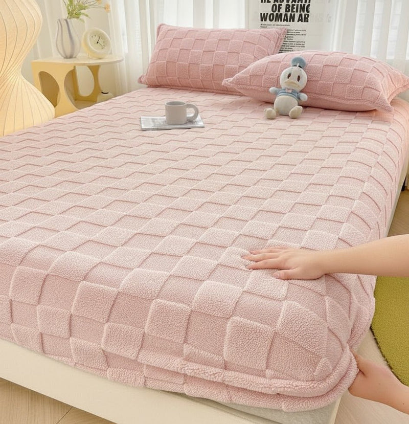 Ultra Soft Quilted Fleece Bedspread Set