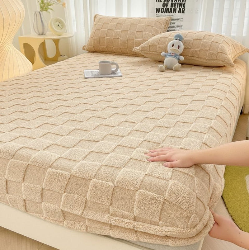 Ultra Soft Quilted Fleece Bedspread Set