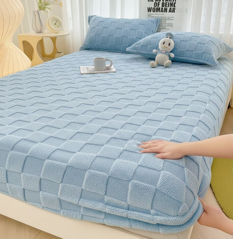 Ultra Soft Quilted Fleece Bedspread Set