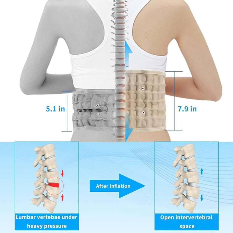 Spinal Air Traction Belt – Inflatable Lumbar Support