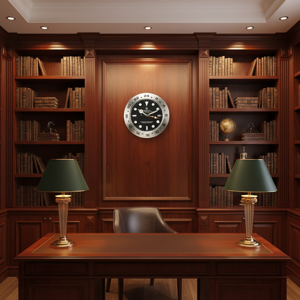 Explorer II–Inspired Luxury Wall Clock