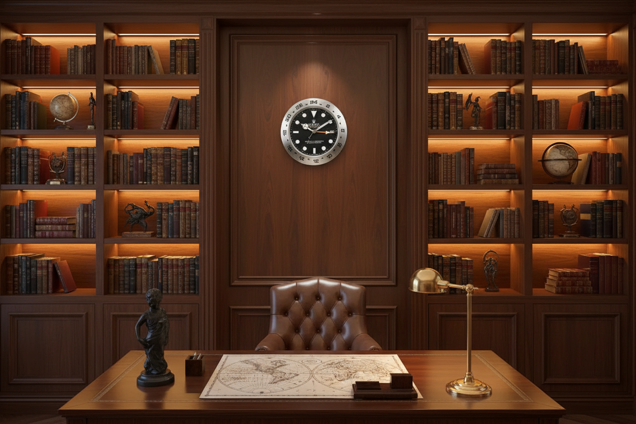 Explorer II–Inspired Luxury Wall Clock