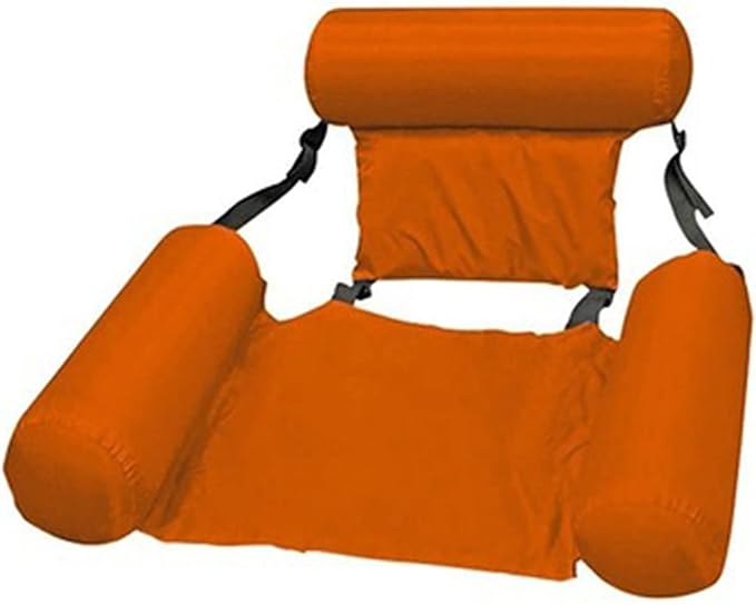 Inflatable Pool Float Lounger — Adjustable Floating Chair for Adults