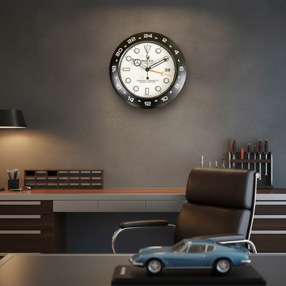 Explorer II–Inspired Luxury Wall Clock