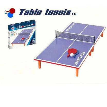 Wooden Table Tennis Game for Kids – Mini Ping Pong Set