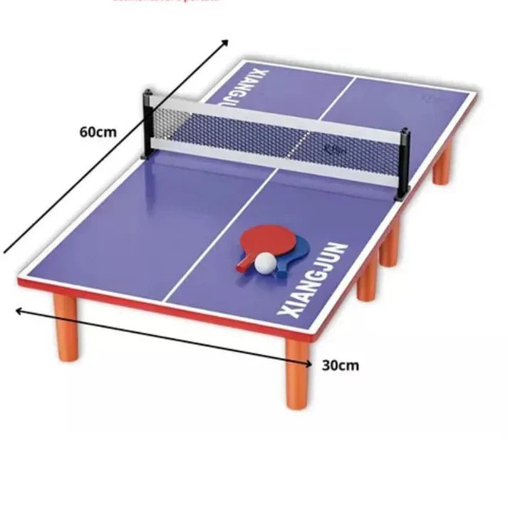 Wooden Table Tennis Game for Kids – Mini Ping Pong Set